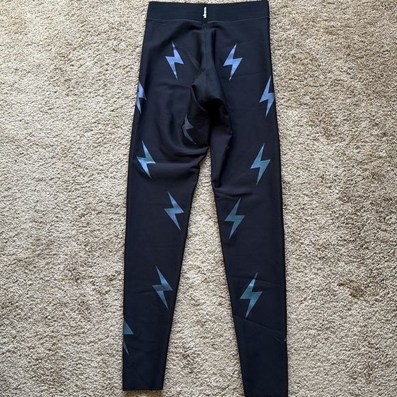 Ultracor Lightning Bolt Appliquéd Stretch Leggings Black - Picture 4 of 10